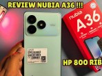 Tinjau Nubia A36. HP Murah Ram Gede, Layar 90 Hz Tinjau Nubia A36. HP Murah Ram Gede, Layar 90 Hz