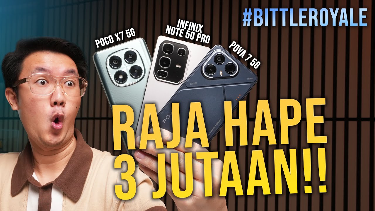 HP 3 Jutaan Terbaik Itu…?!  tecno pova 7 5g vs infinix note 50 pro vs poco x7 5g HP 3 Jutaan Terbaik Itu…?!  tecno pova 7 5g vs infinix note 50 pro vs poco x7 5g