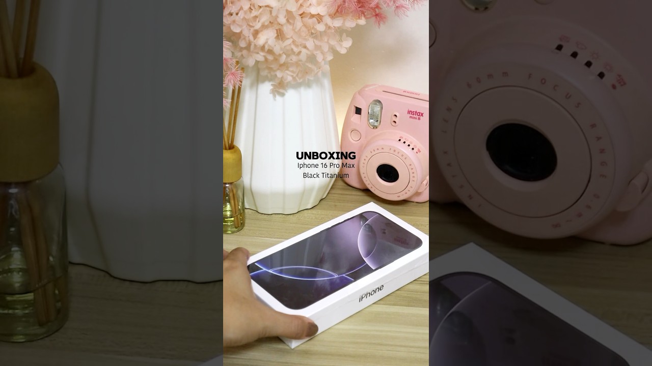 Black Titanium iPhone 16 Pro Max – Unboxing Monster ini! Black Titanium iPhone 16 Pro Max – Unboxing Monster ini!