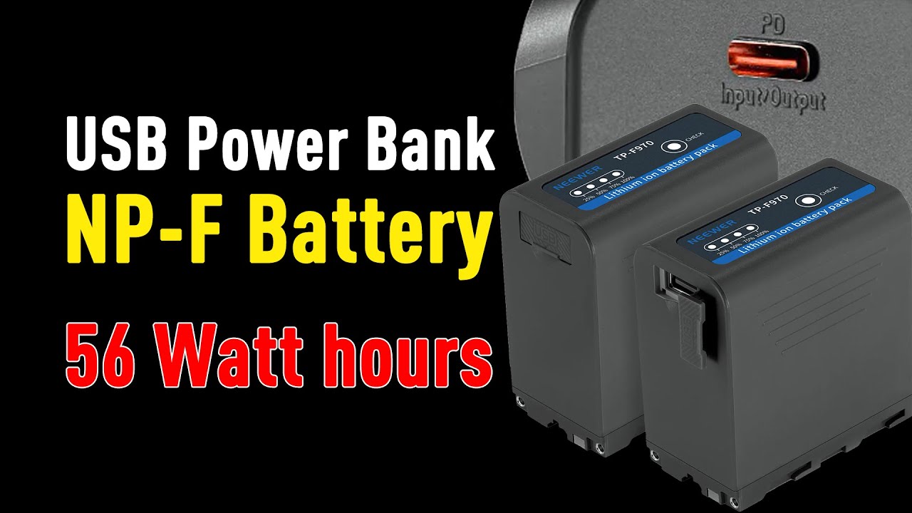 Neewer TP-F970 56Wh Battery Replacement for Sony NP-F970 Neewer TP-F970 56Wh Battery Replacement for Sony NP-F970