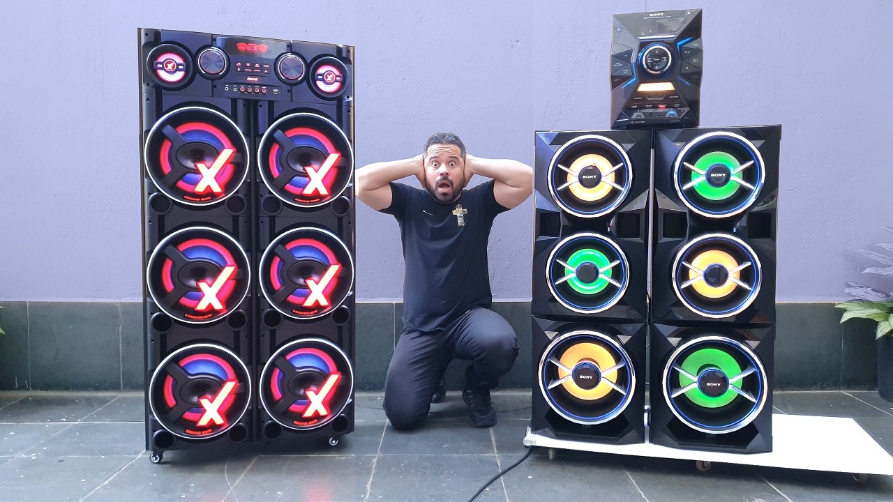Amvox ACA 5500 Paredão Vs. Sony MHC GPX88! Sound Tower against Mini System! Which is the BEST? Amvox ACA 5500 Paredão Vs. Sony MHC GPX88! Sound Tower against Mini System! Which is the BEST?