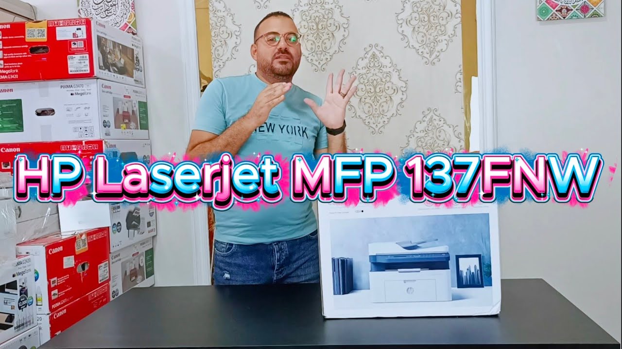 Opening the box, installing and preparing the HP 137FNW printer Opening the box, installing and preparing the HP 137FNW printer
