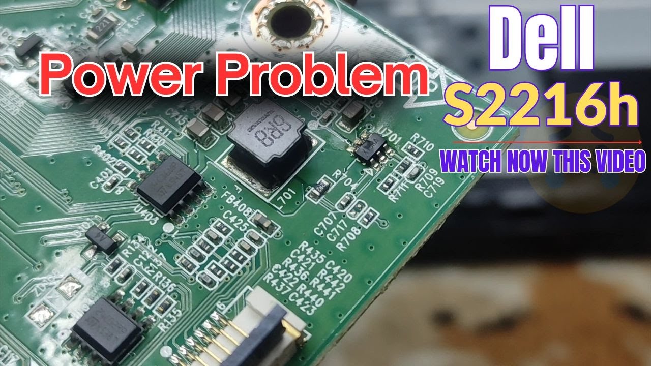 How To Repair Dell Monitor S2216h Power Supply | Created by Afjal Hossain How To Repair Dell Monitor S2216h Power Supply | Created by Afjal Hossain