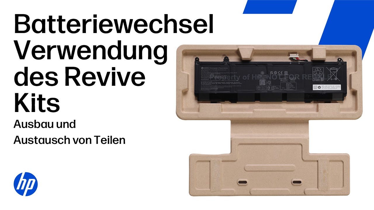 Battery replacement with the Revive kit | HP Support Battery replacement with the Revive kit | HP Support