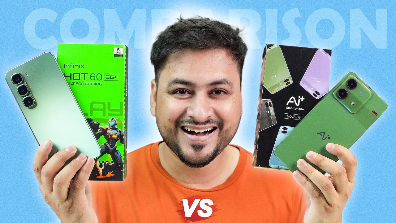 Ai+ nova 5g vs infinix hot 60 5g  Telepon 5G Anggaran terbaik di bawah ₹ 10000 INR | Perbandingan penuh Ai+ nova 5g vs infinix hot 60 5g  Telepon 5G Anggaran terbaik di bawah ₹ 10000 INR | Perbandingan penuh