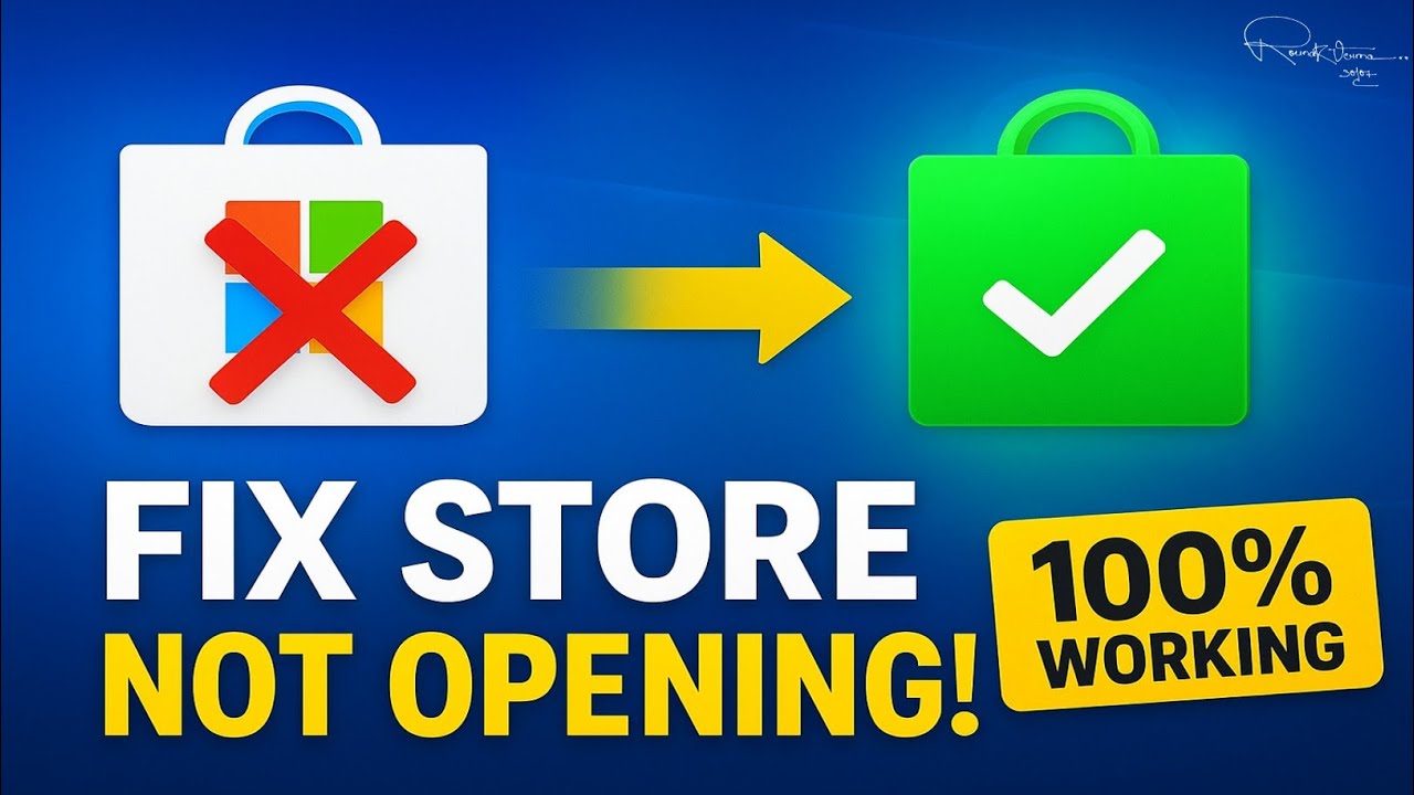 Fix Microsoft Store Not Opening in Windows 10 | 100% Working Method (2025) Fix Microsoft Store Not Opening in Windows 10 | 100% Working Method (2025)