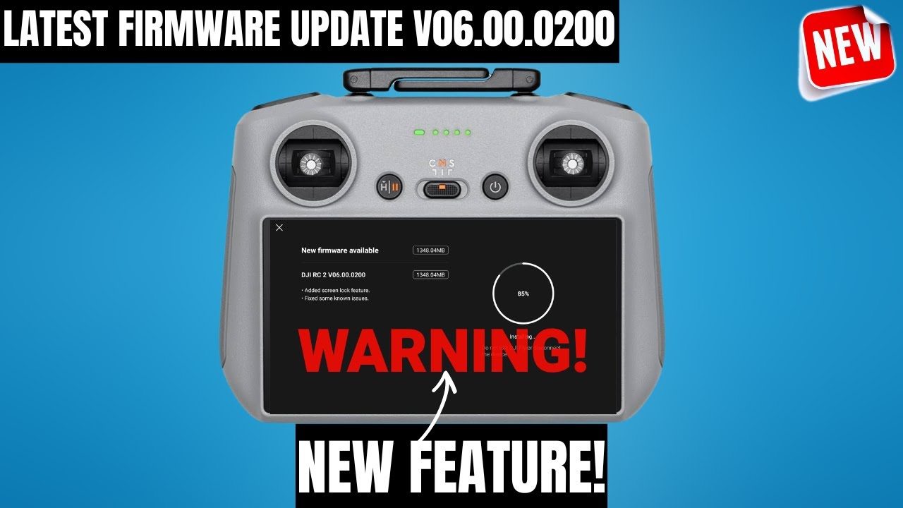 DJI RC2 Controller Update Firmware – Hati -hati menggunakan fitur baru ini! DJI RC2 Controller Update Firmware – Hati -hati menggunakan fitur baru ini!