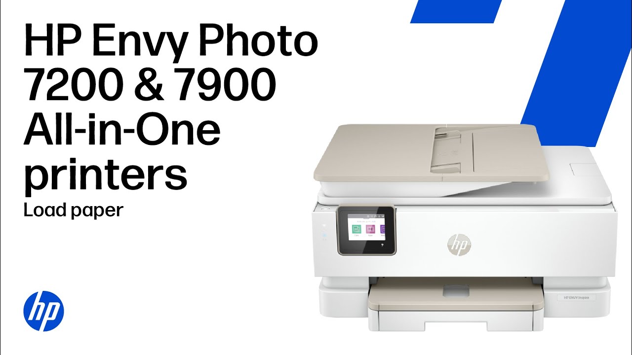 Load paper and other media | HP Envy Photo 7200 and 7900 All-in-One printer series Load paper and other media | HP Envy Photo 7200 and 7900 All-in-One printer series