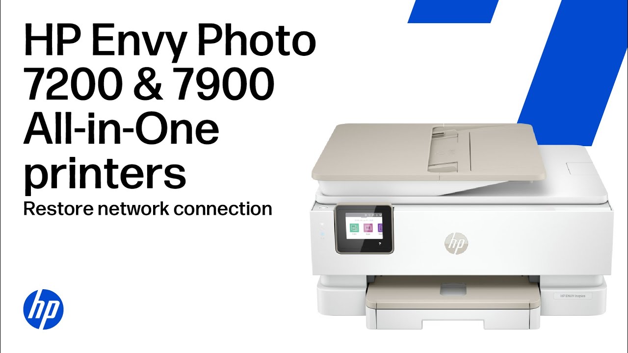 Restore Wi-Fi & fix Printer Offline message | HP Envy Photo 7200 and 7900 All-in-One printer series Restore Wi-Fi & fix Printer Offline message | HP Envy Photo 7200 and 7900 All-in-One printer series
