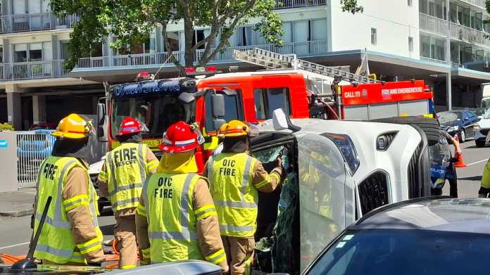 Major Collision on Nelson St Brings Central Auckland to a Standstill Major Collision on Nelson St Brings Central Auckland to a Standstill