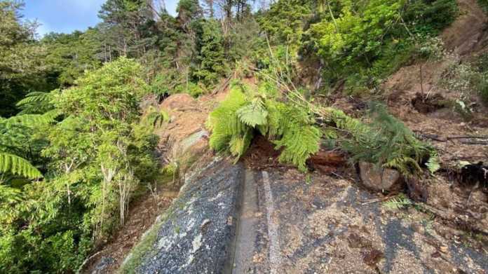 Massive Landslide Blocks Helena Bay Hill, 20,000 Truckloads to Clear Massive Landslide Blocks Helena Bay Hill, 20,000 Truckloads to Clear