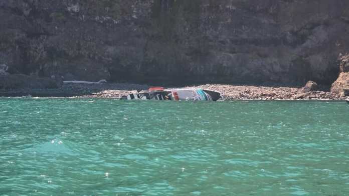 Dozens Rescued After Cruise Boat Capsizes Off Akaroa Dozens Rescued After Cruise Boat Capsizes Off Akaroa