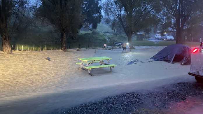 Flood Chaos Hits Whangaruru Campsite Flood Chaos Hits Whangaruru Campsite