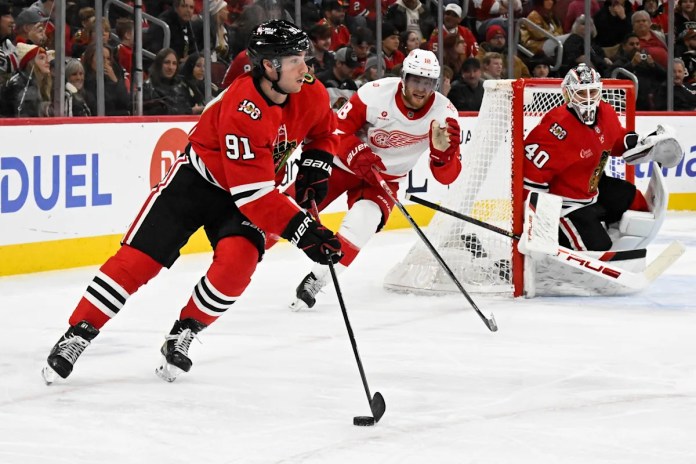 Frank Nazar Nears Return to Blackhawks Lineup Frank Nazar Nears Return to Blackhawks Lineup
