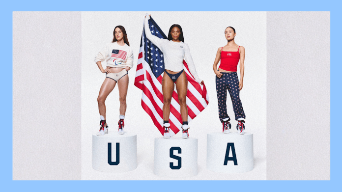 Kim Kardashian’s Skims Launches Team USA Olympics Apparel Line Kim Kardashian’s Skims Launches Team USA Olympics Apparel Line