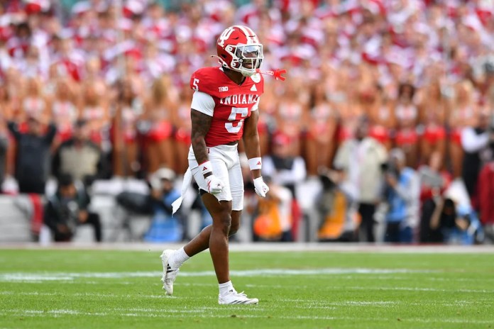 Indiana’s Pick-6 of Dante Moore Sparks Peach Bowl Indiana’s Pick-6 of Dante Moore Sparks Peach Bowl