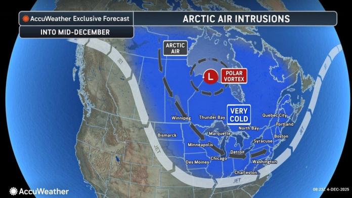 Arctic Blast to Grip Central and Eastern US Through Mid-December Arctic Blast to Grip Central and Eastern US Through Mid-December