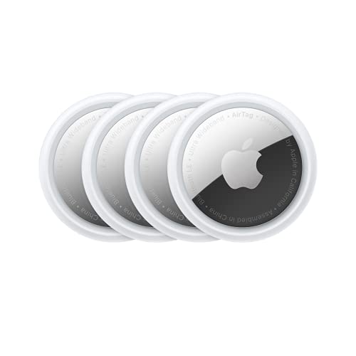Apple AirTag (4 pack). Track and find your keys, wallet, luggage, back...