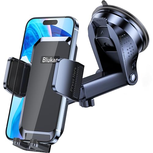 Blukar Car Phone Holder, Adjustable Car Phone Mount 360° Rotation for...