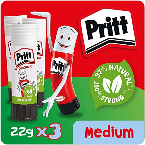 Pritt Glue Stick, Safe & Child-Friendly Craft Glue for Arts &...