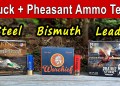Steel vs. Bismuth vs. Lead Ammo TESTED | Duck + Pheasant Hunting Loads Steel vs. Bismuth vs. Lead Ammo TESTED | Duck + Pheasant Hunting Loads