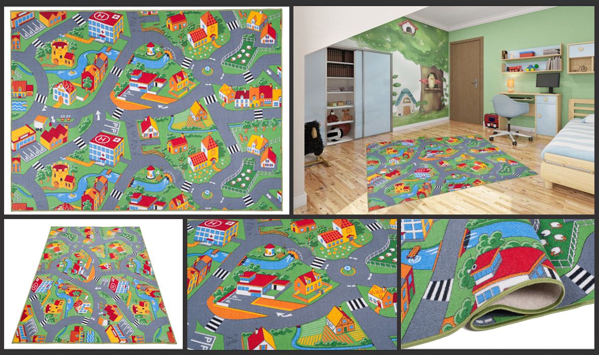 Dywany Chemex vaikiški kilimas farmoje ir mieste 150x200