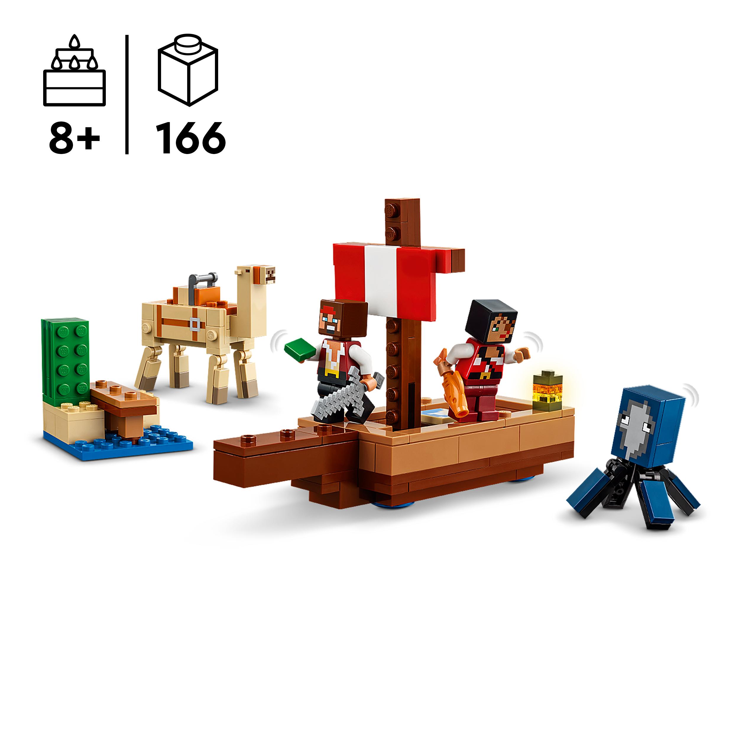 LEGO Minecraft piratinio laivo plaukimas 21259