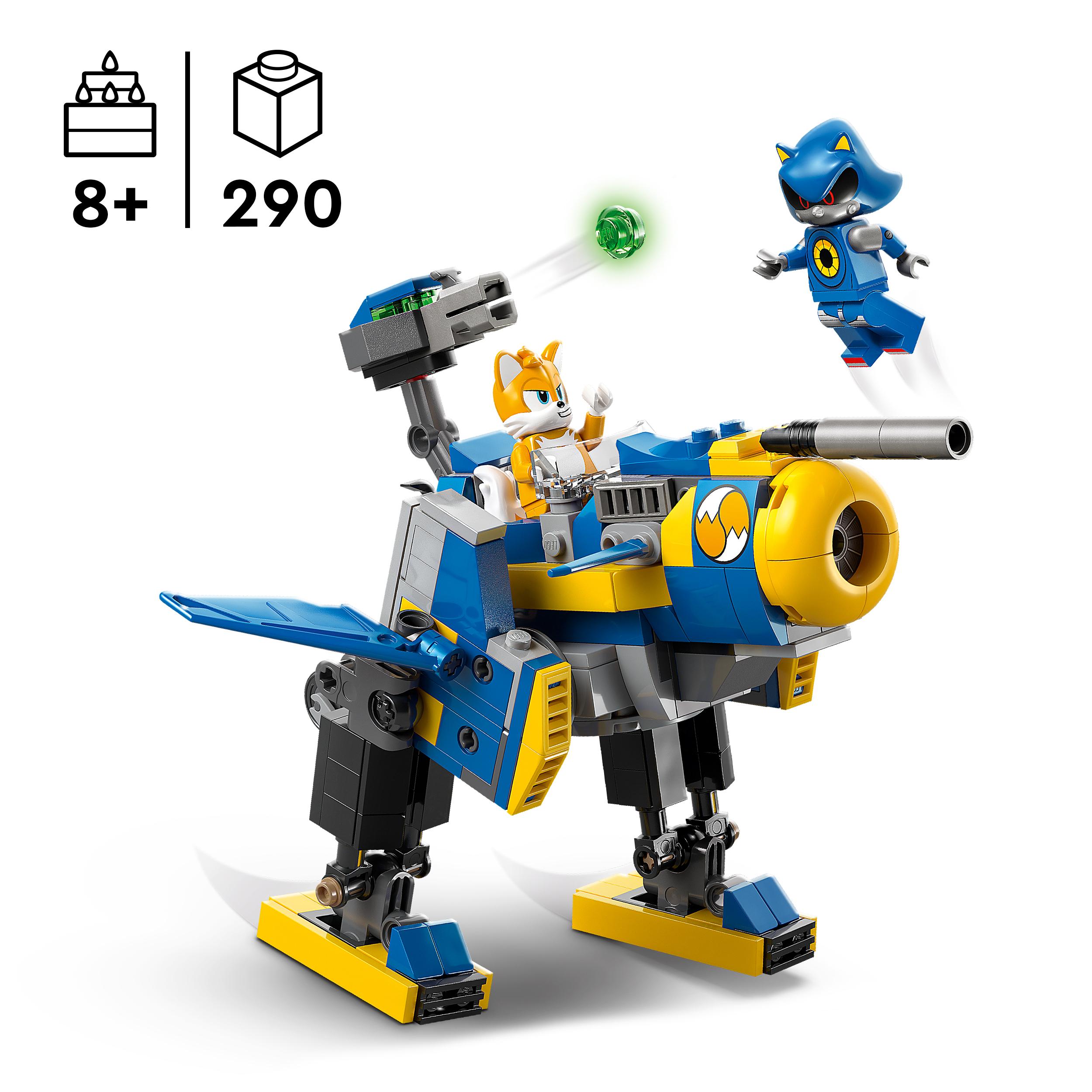 LEGO Sonic 77002 ciklonas prieš metal sonic