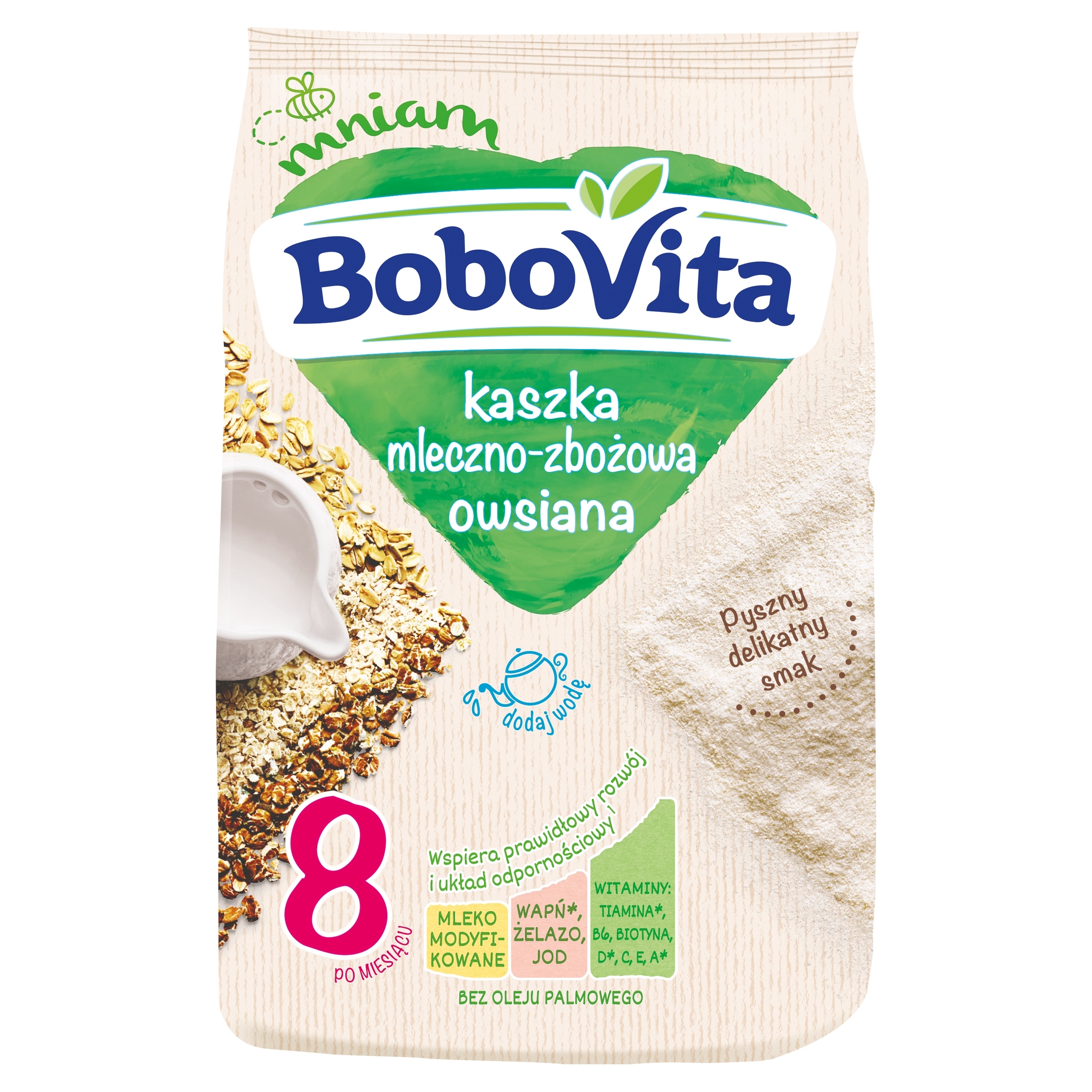 Bobovita avižų kašė 8 mėn 230 g