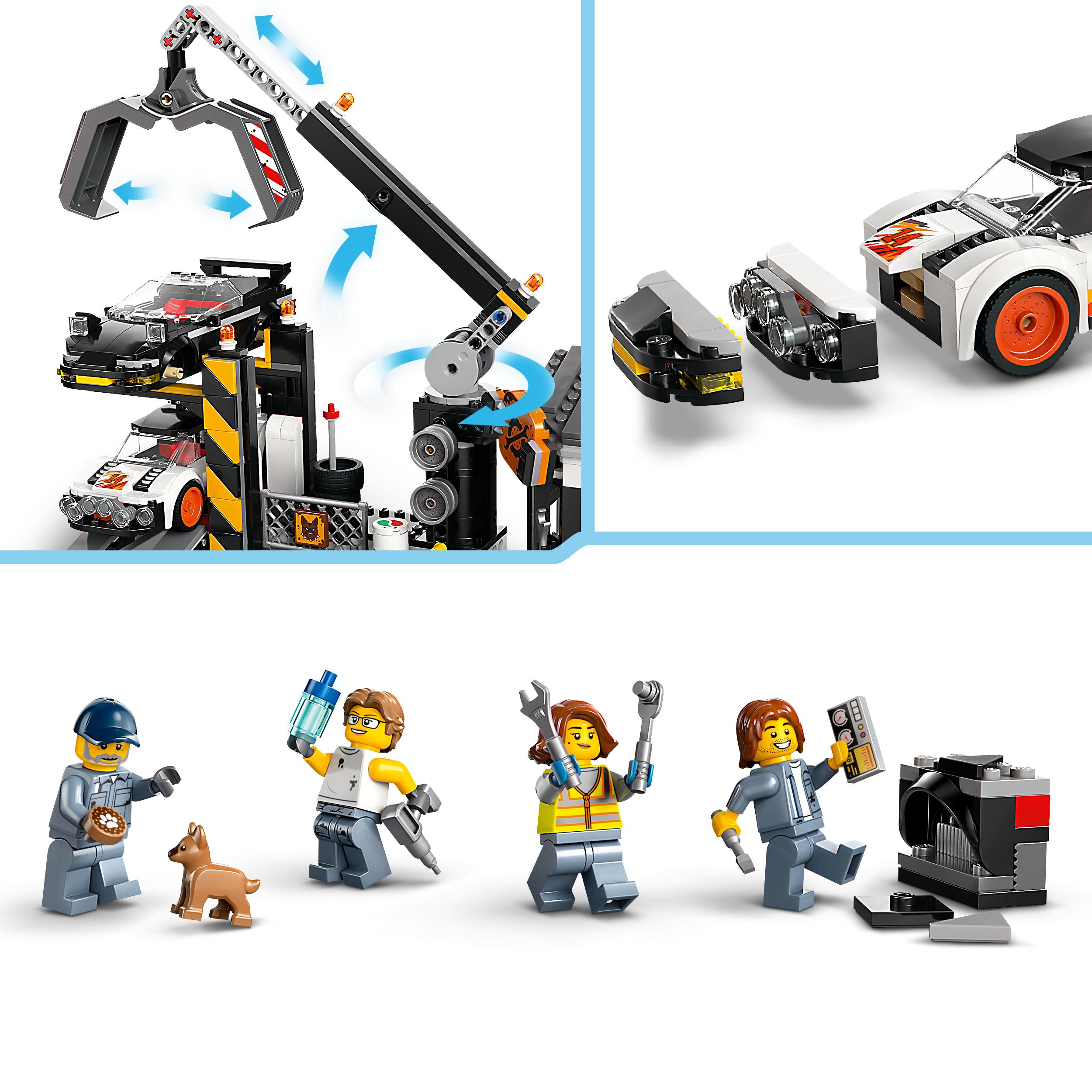 Lego City 60472 autolaužynas su automobiliais