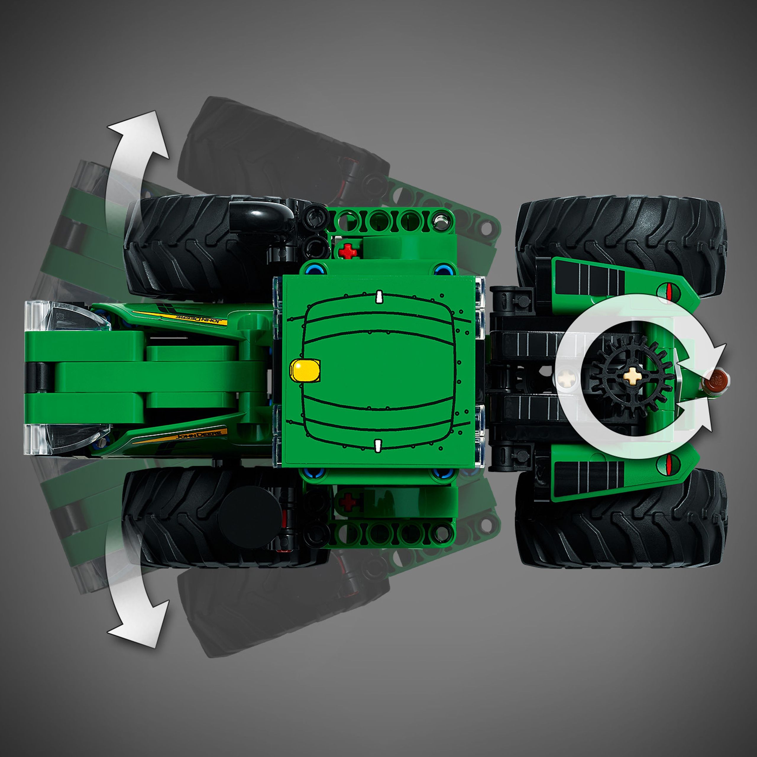 LEGO Technic traktorius John Deere 9620R