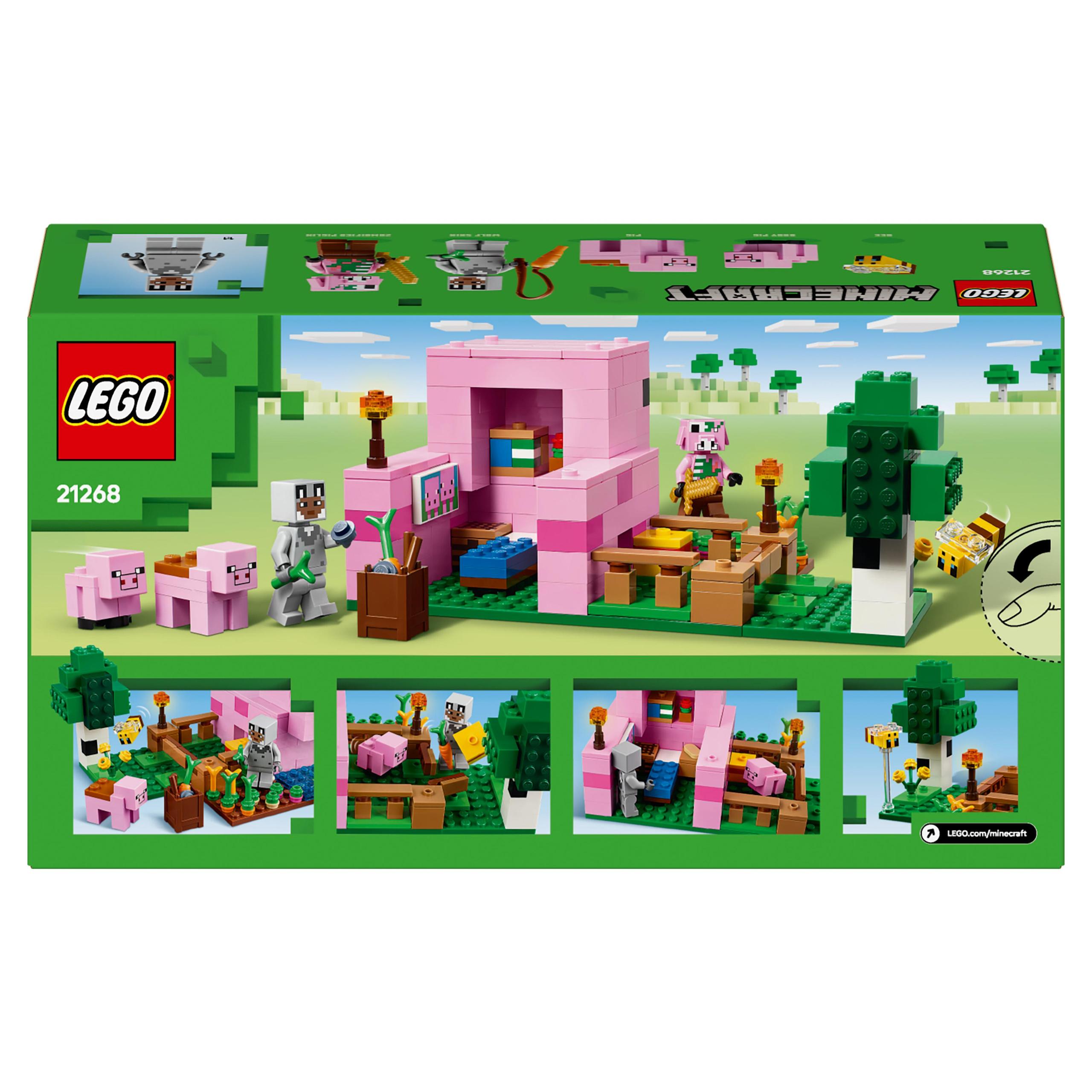 LEGO Minecraft kiaulės namas ūkis 21268