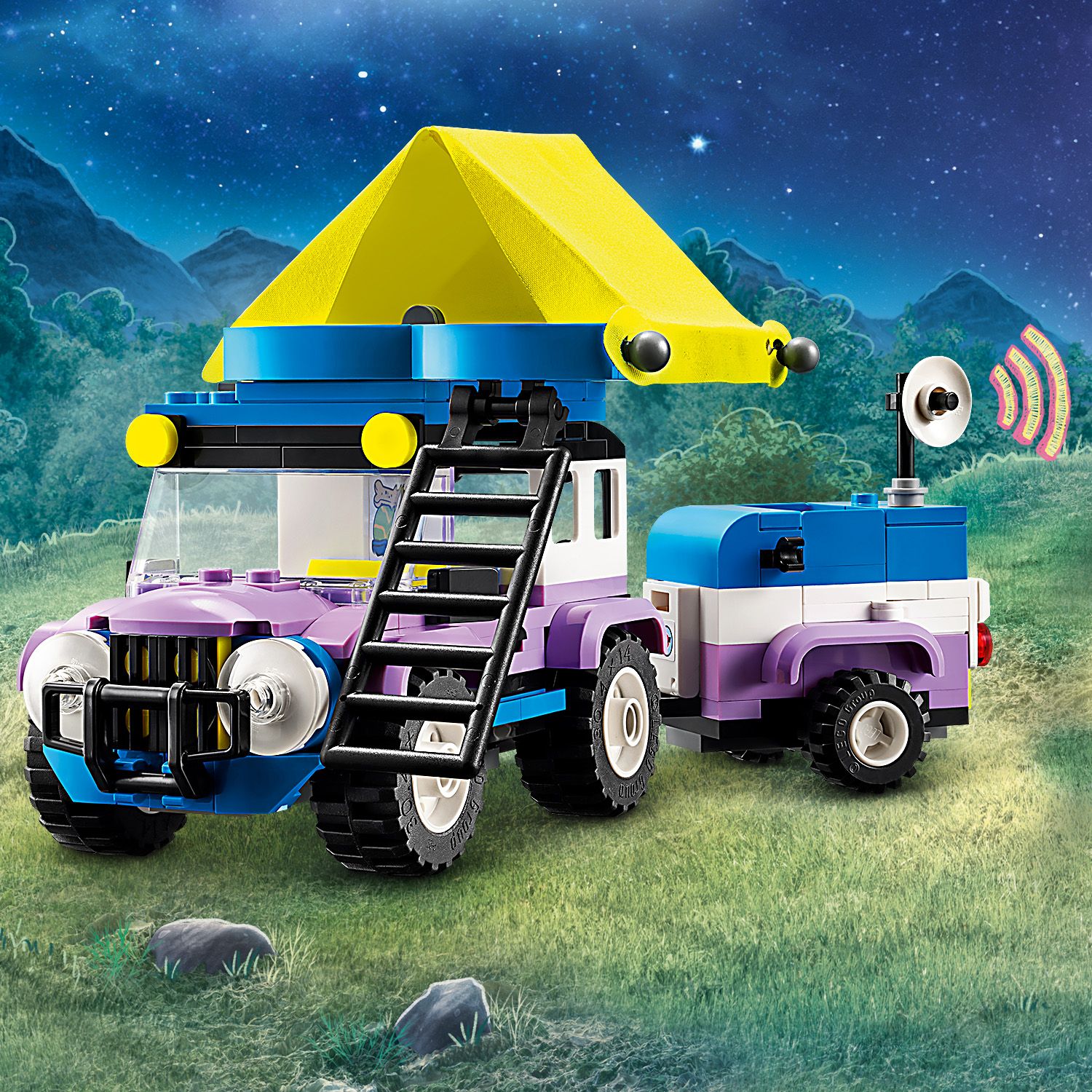Lego Friends 42603 karavana žvaigždžių stebėjimui