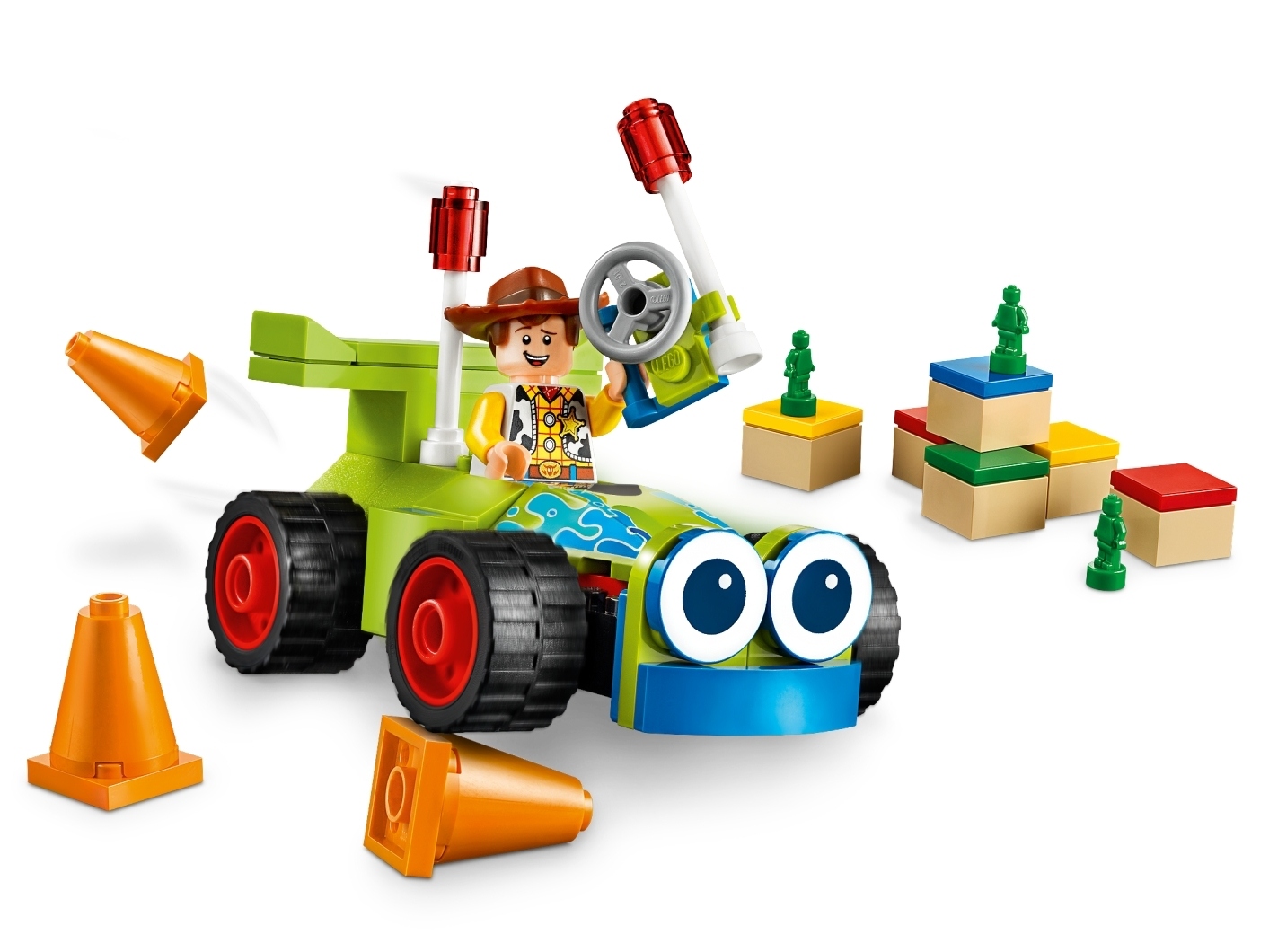LEGO 10766 žaislų istorija – Vudis ir ponas valdomi