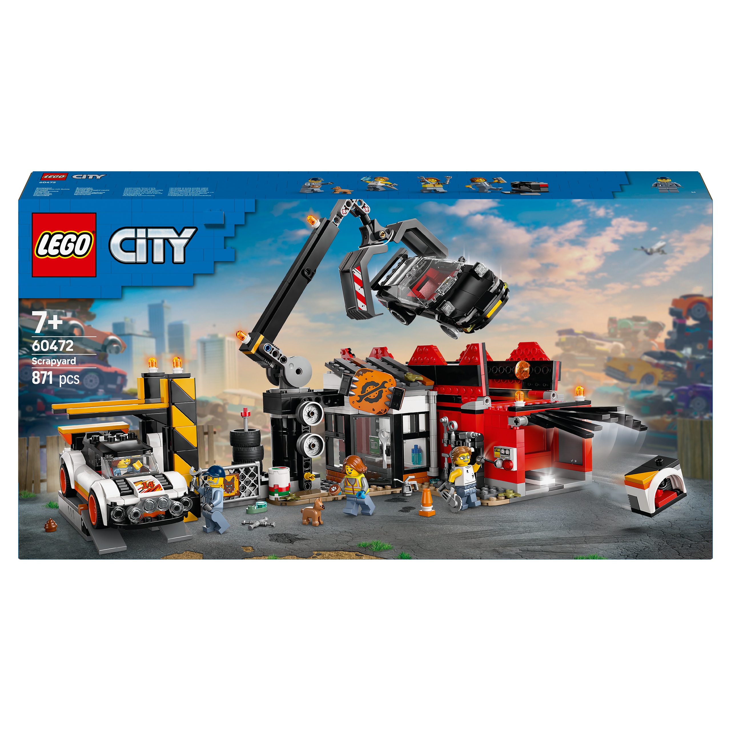 Lego City 60472 autolaužynas su automobiliais