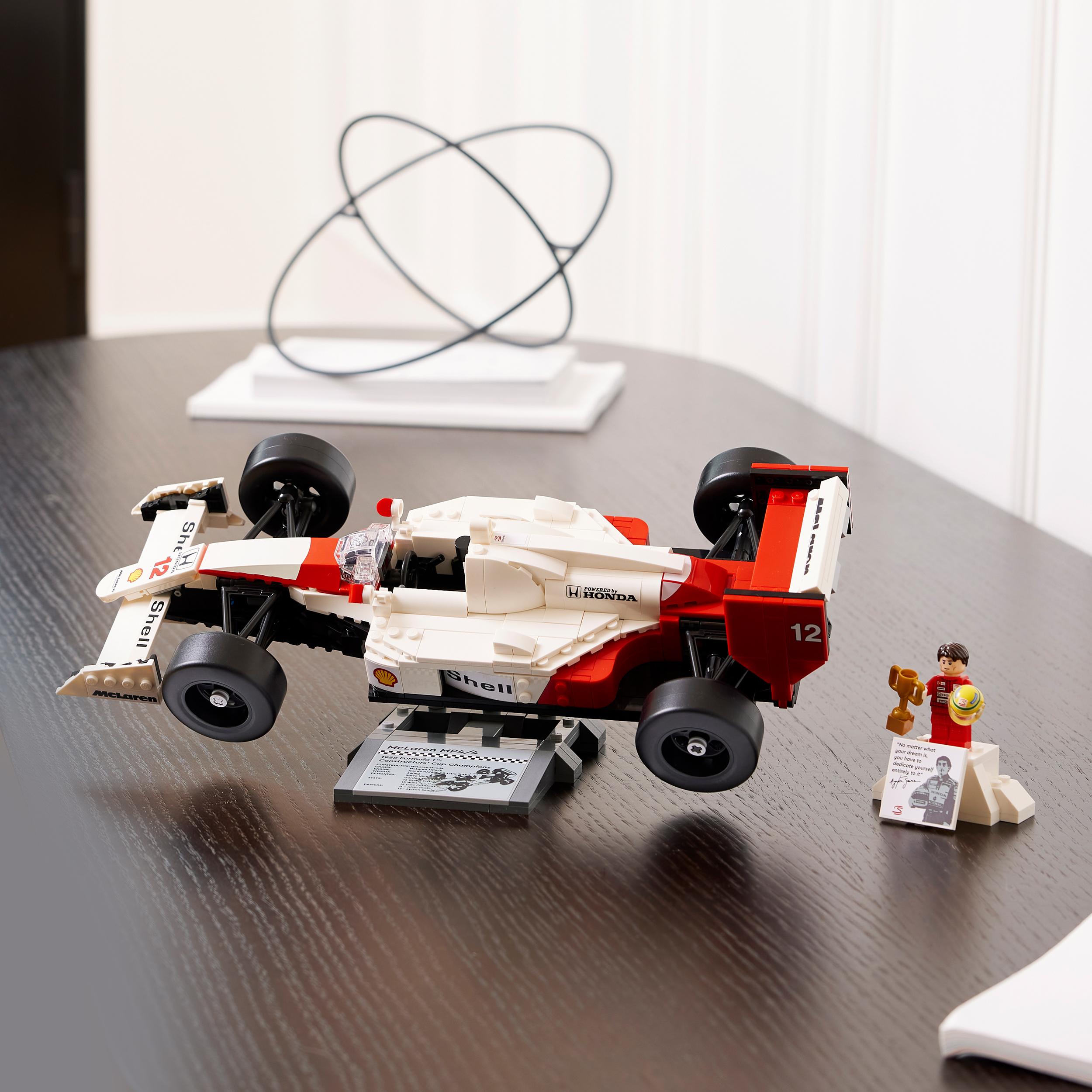 LEGO ICONS McLaren MP4/4 ir Ayrton Senna 10330