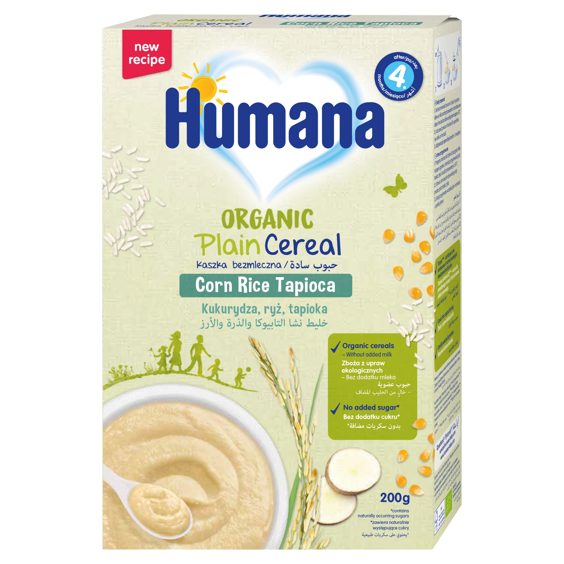 Humana bejalavės manų kašė 200 g po 4 mėnesių