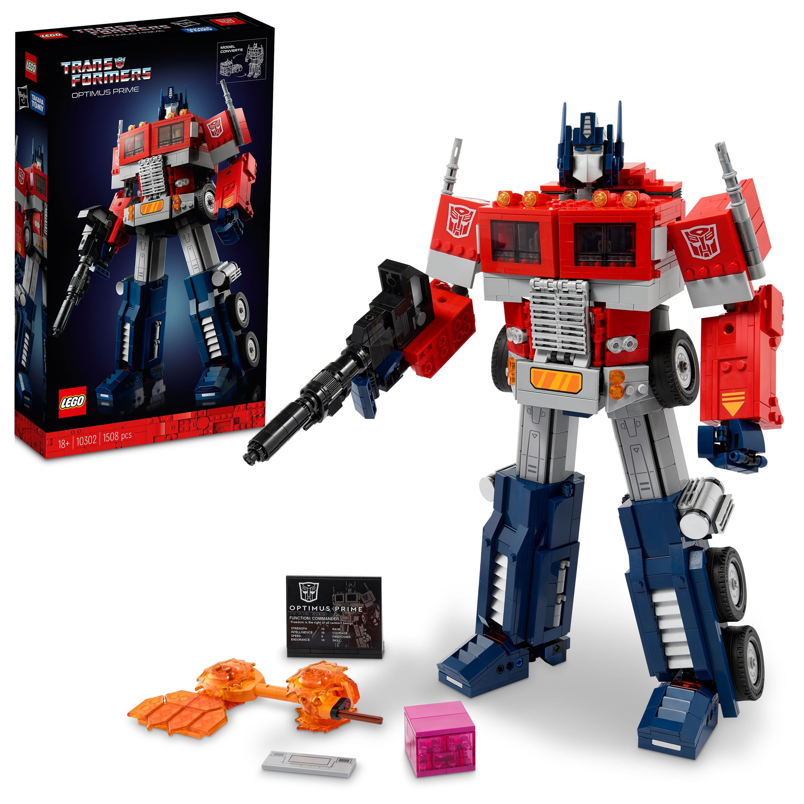 Lego Icons Optimus Prime konstruktorius 10302