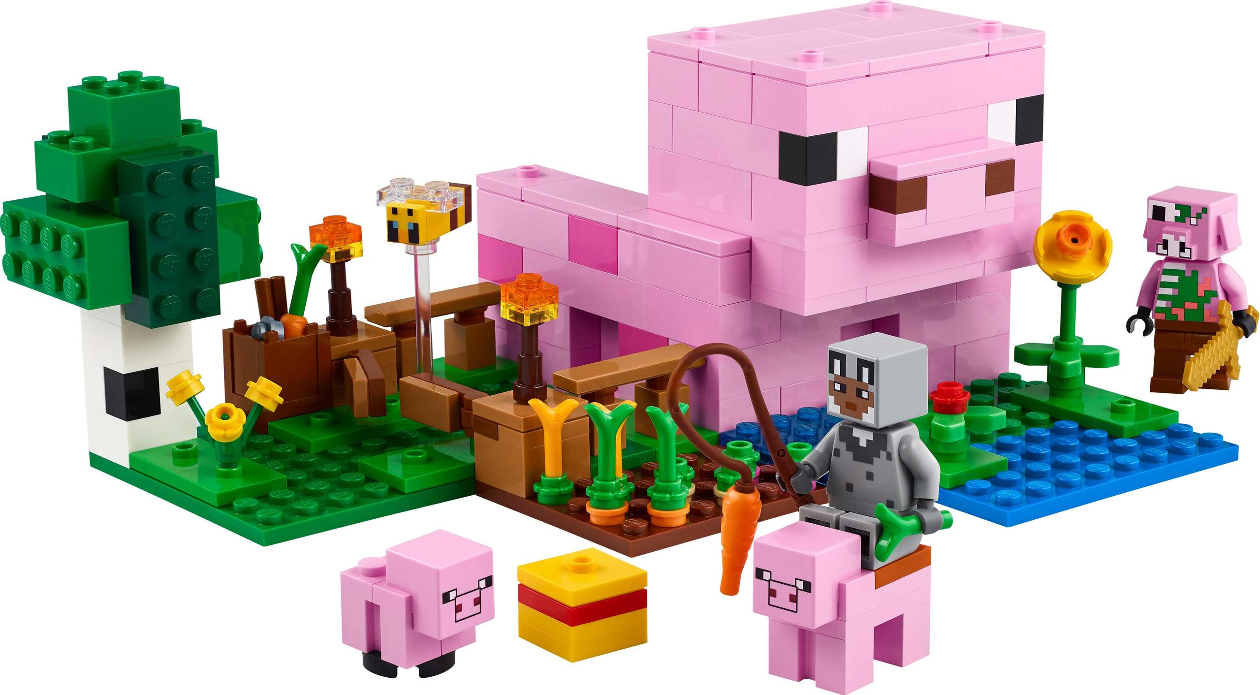 LEGO Minecraft kiaulės namas ūkis 21268