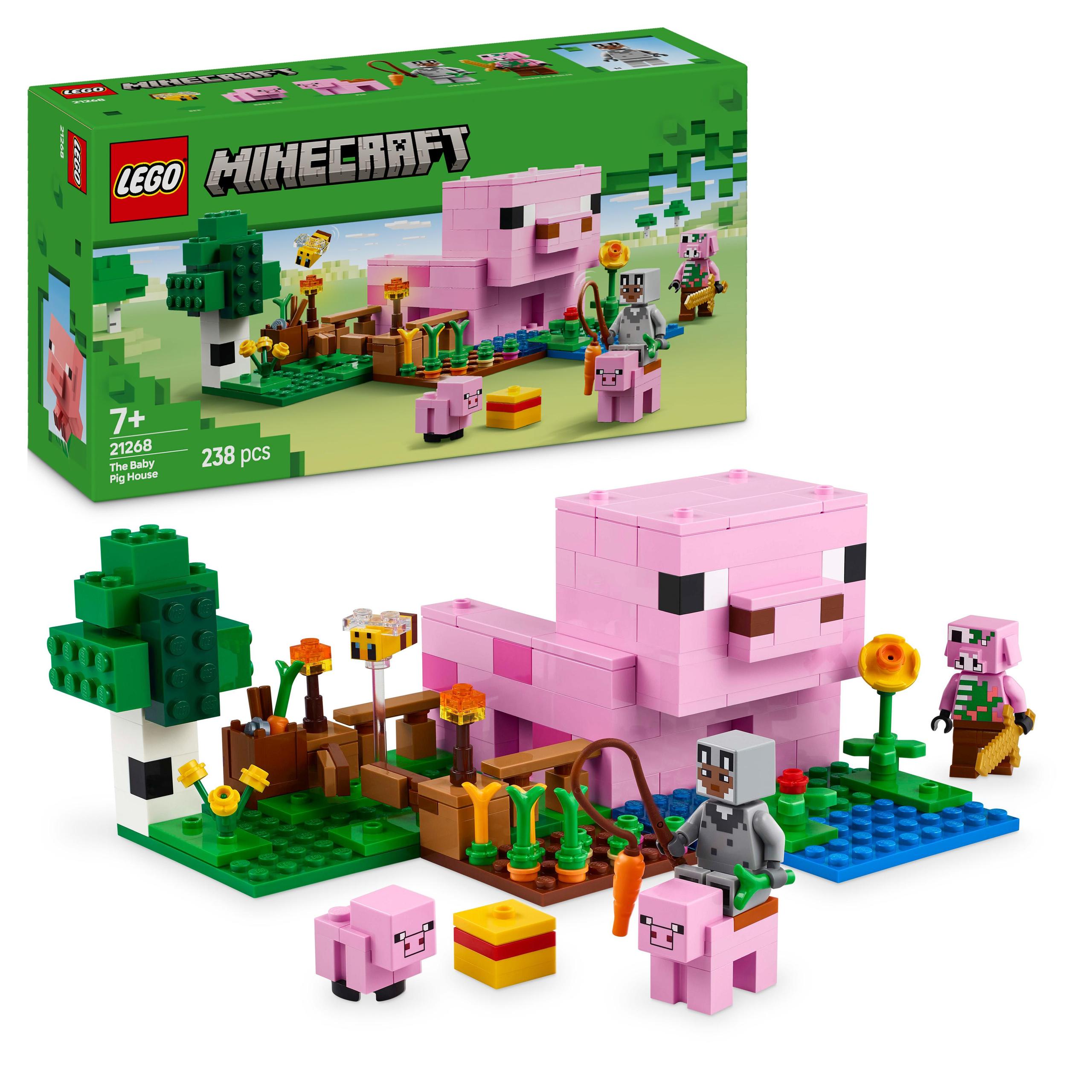 LEGO Minecraft kiaulės namas ūkis 21268