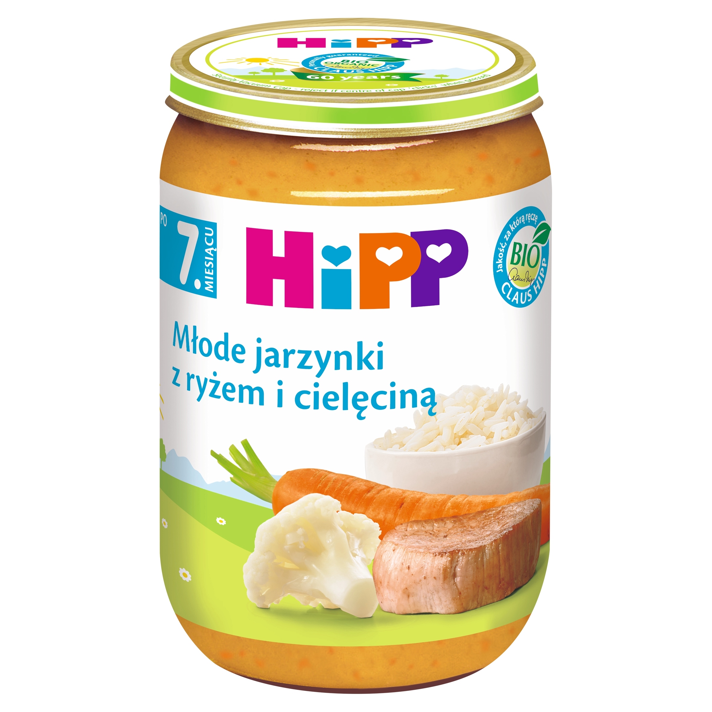 Hipp bio vakarienė su šviežiais daržovėmis