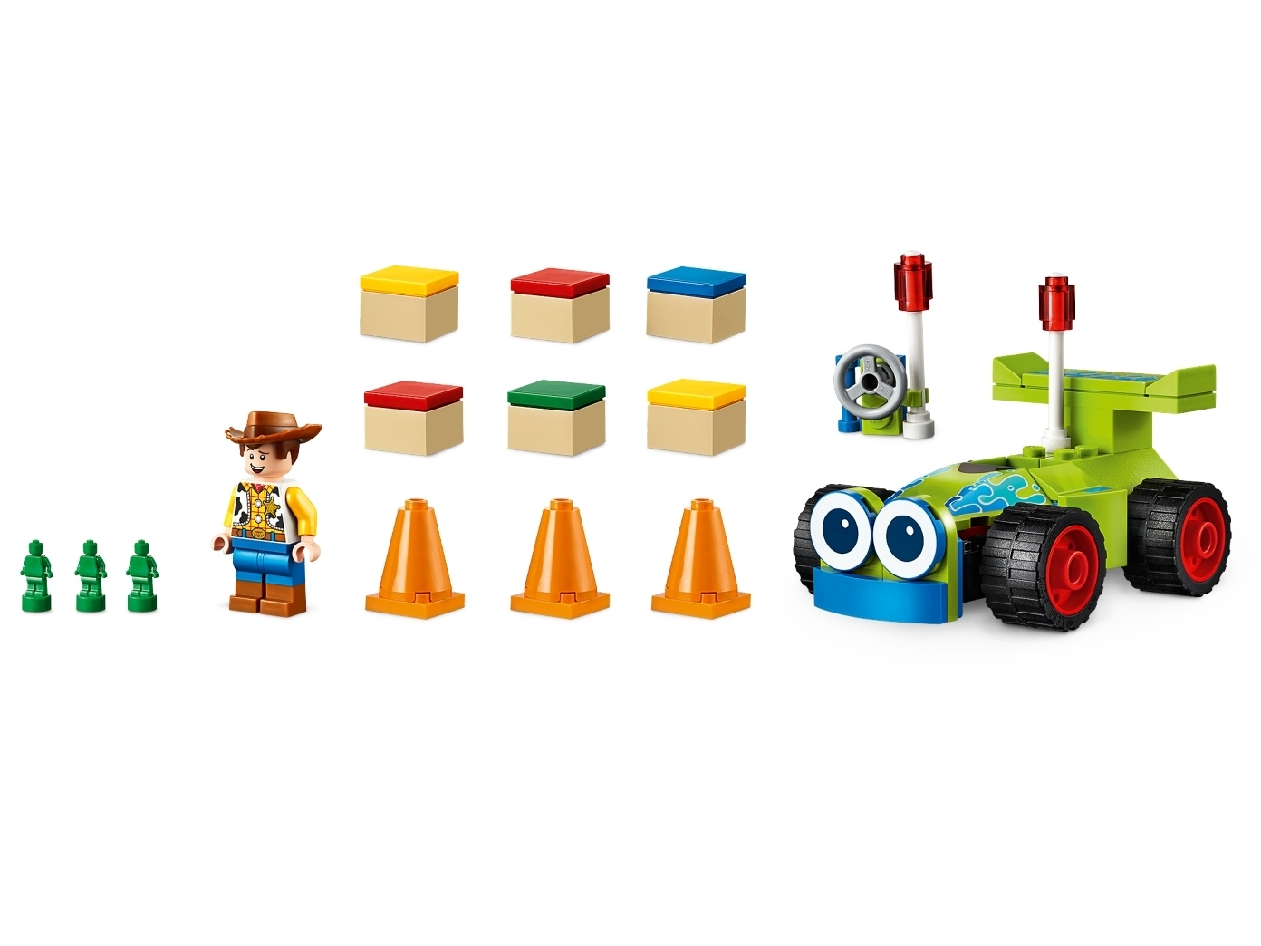 LEGO 10766 žaislų istorija – Vudis ir ponas valdomi