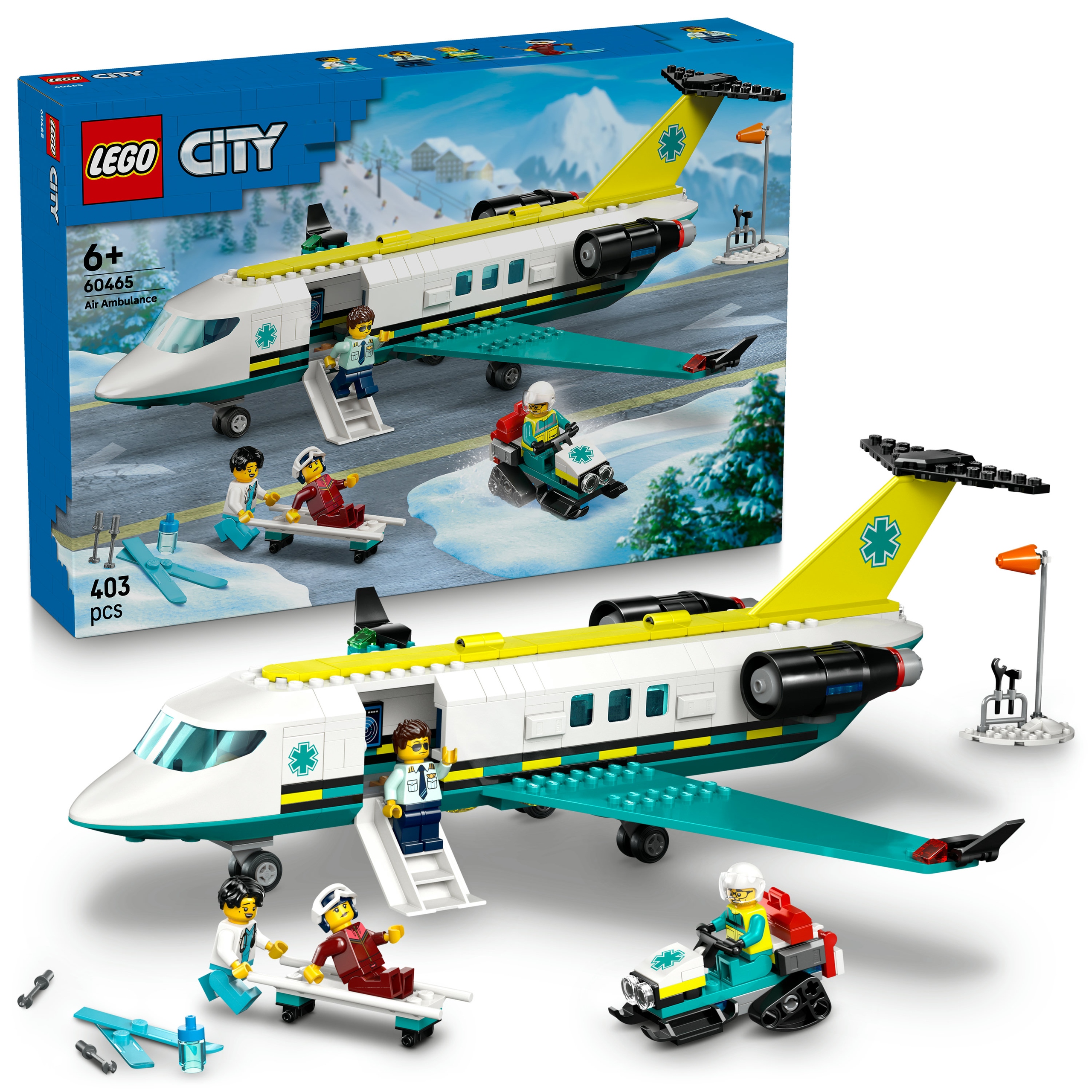 LEGO City gelbėjamojo lėktuvo rinkinys 60465