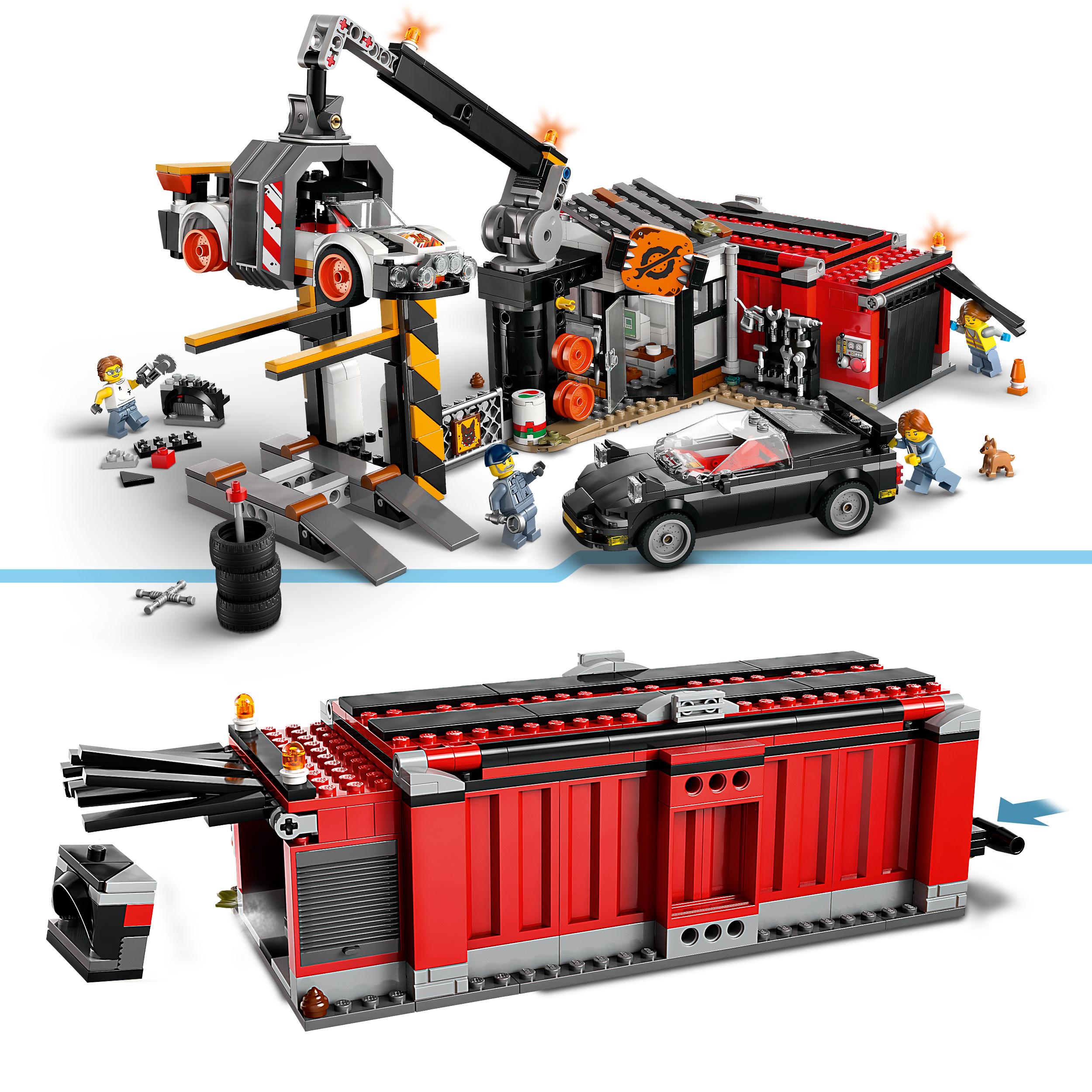 Lego City 60472 autolaužynas su automobiliais