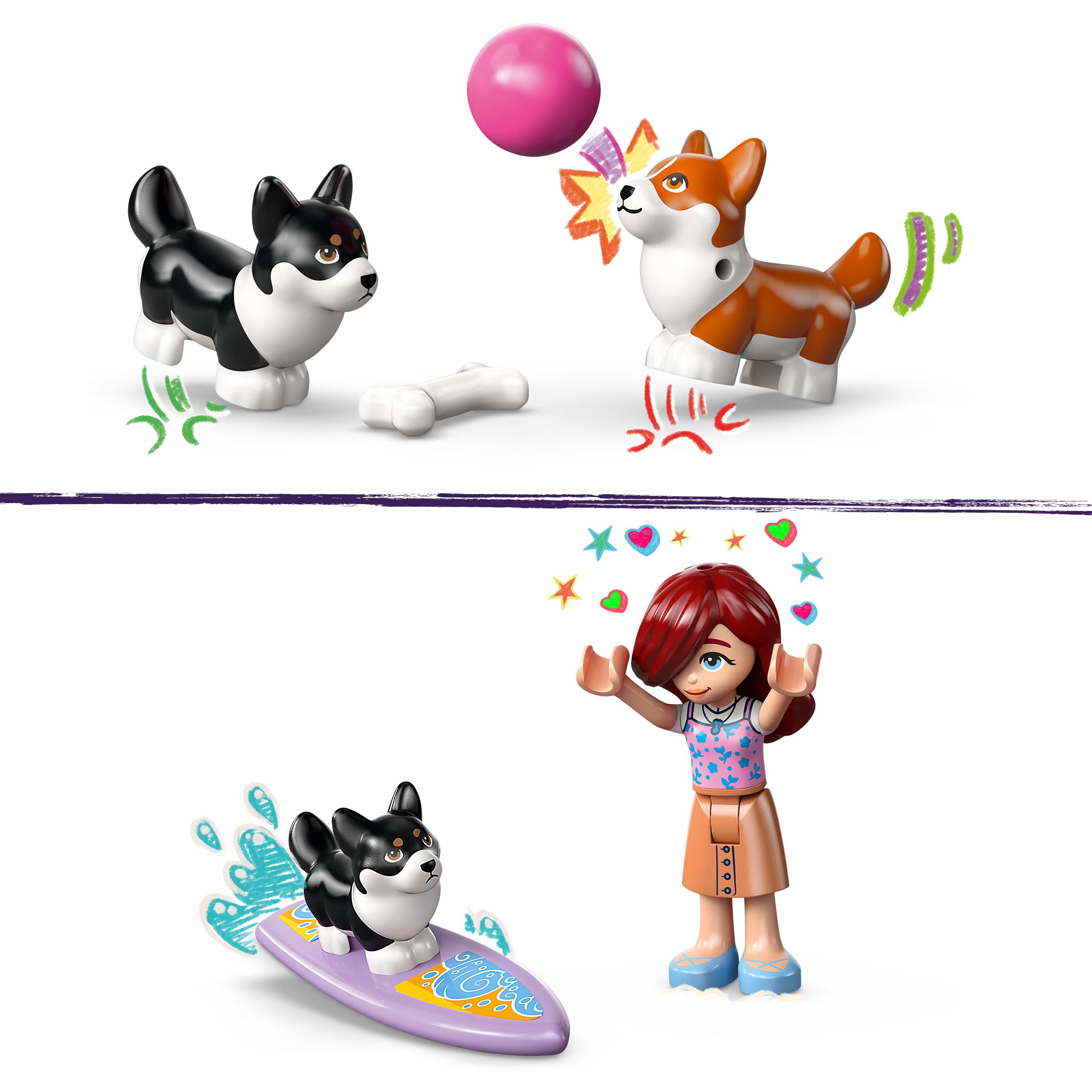 LEGO Friends 42641 nuotykis su banglentininkais ir skuteriu