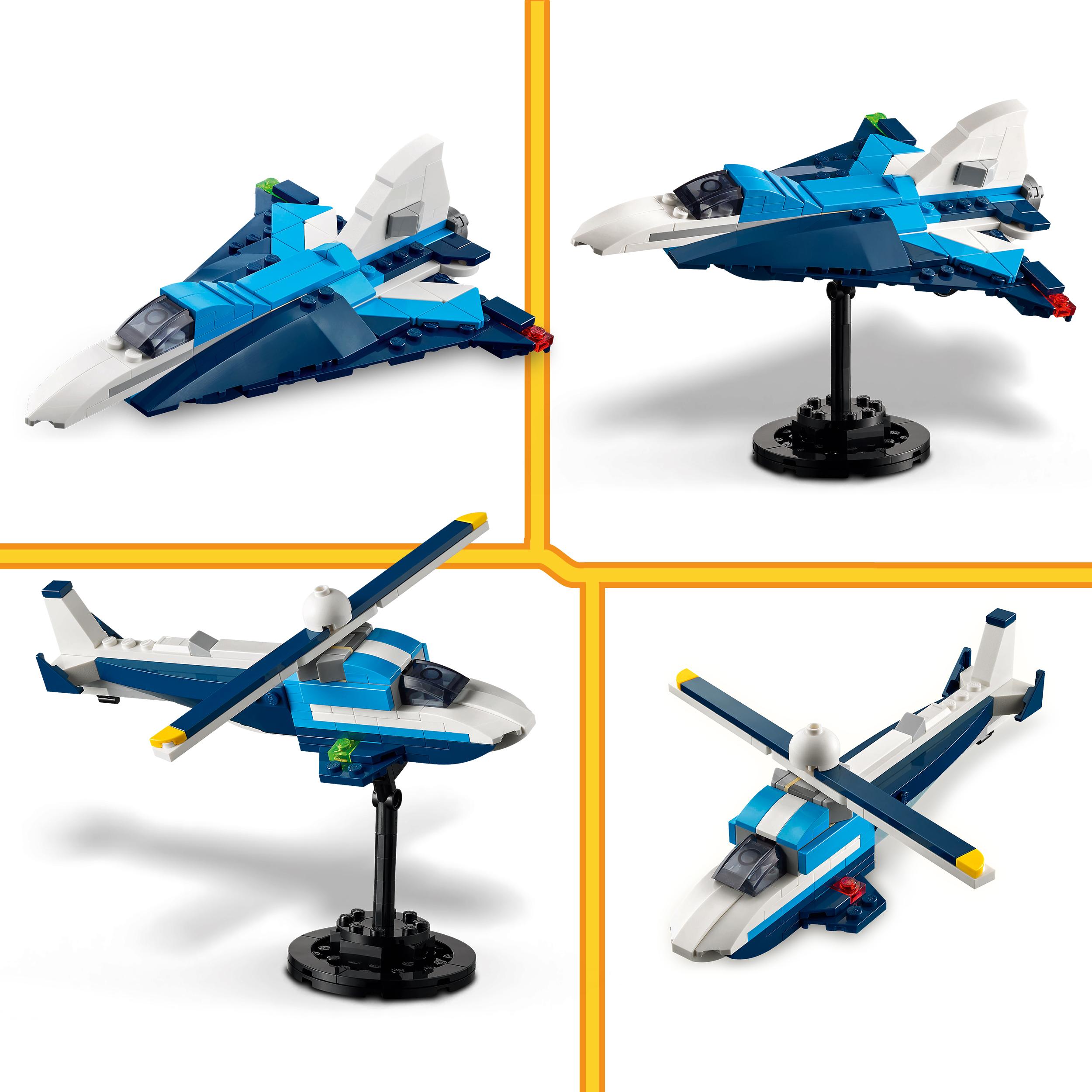 Lego Creator 3v1 oro laivas lenktyninis lėktuvas 31160