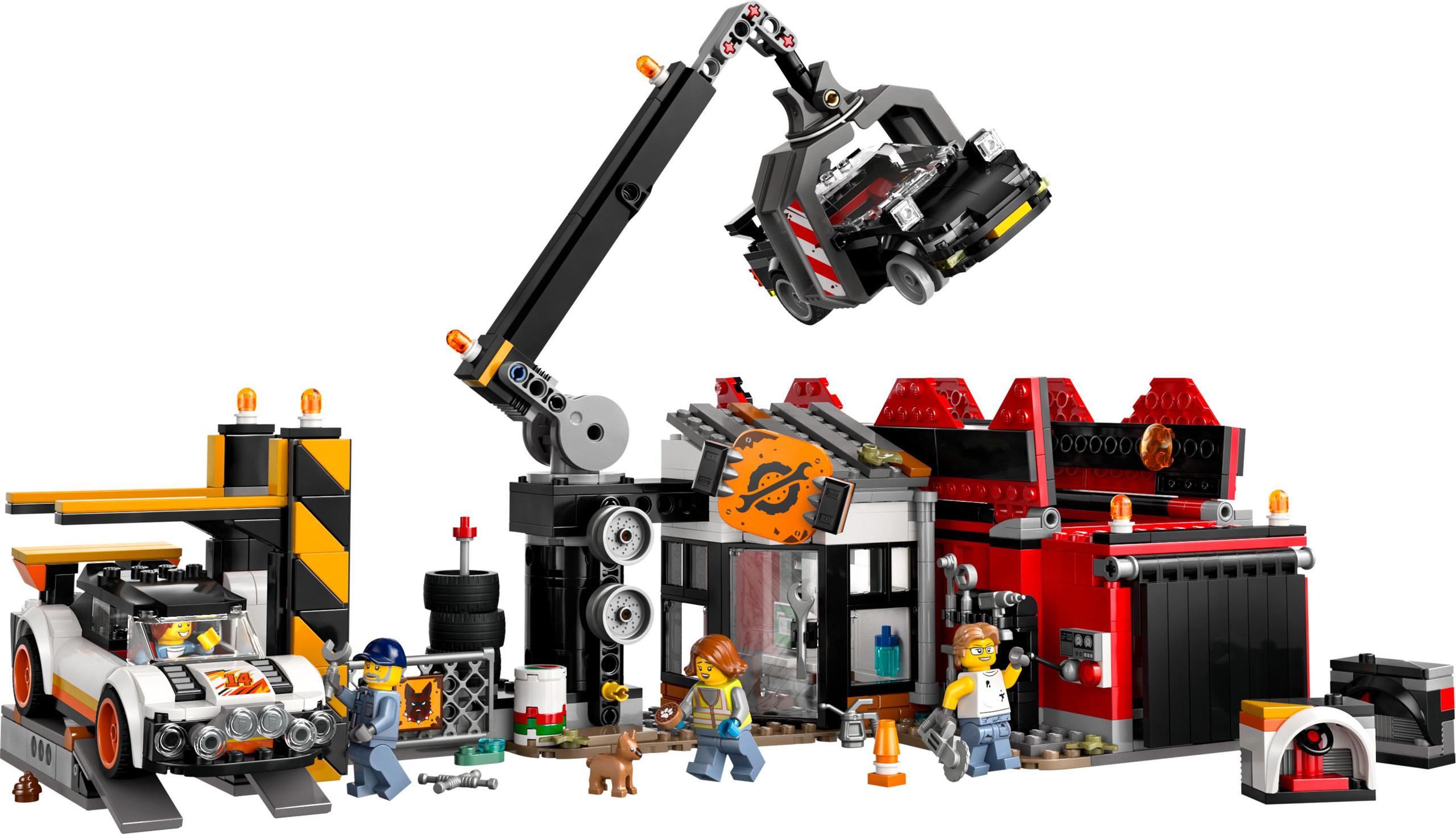 Lego City 60472 autolaužynas su automobiliais
