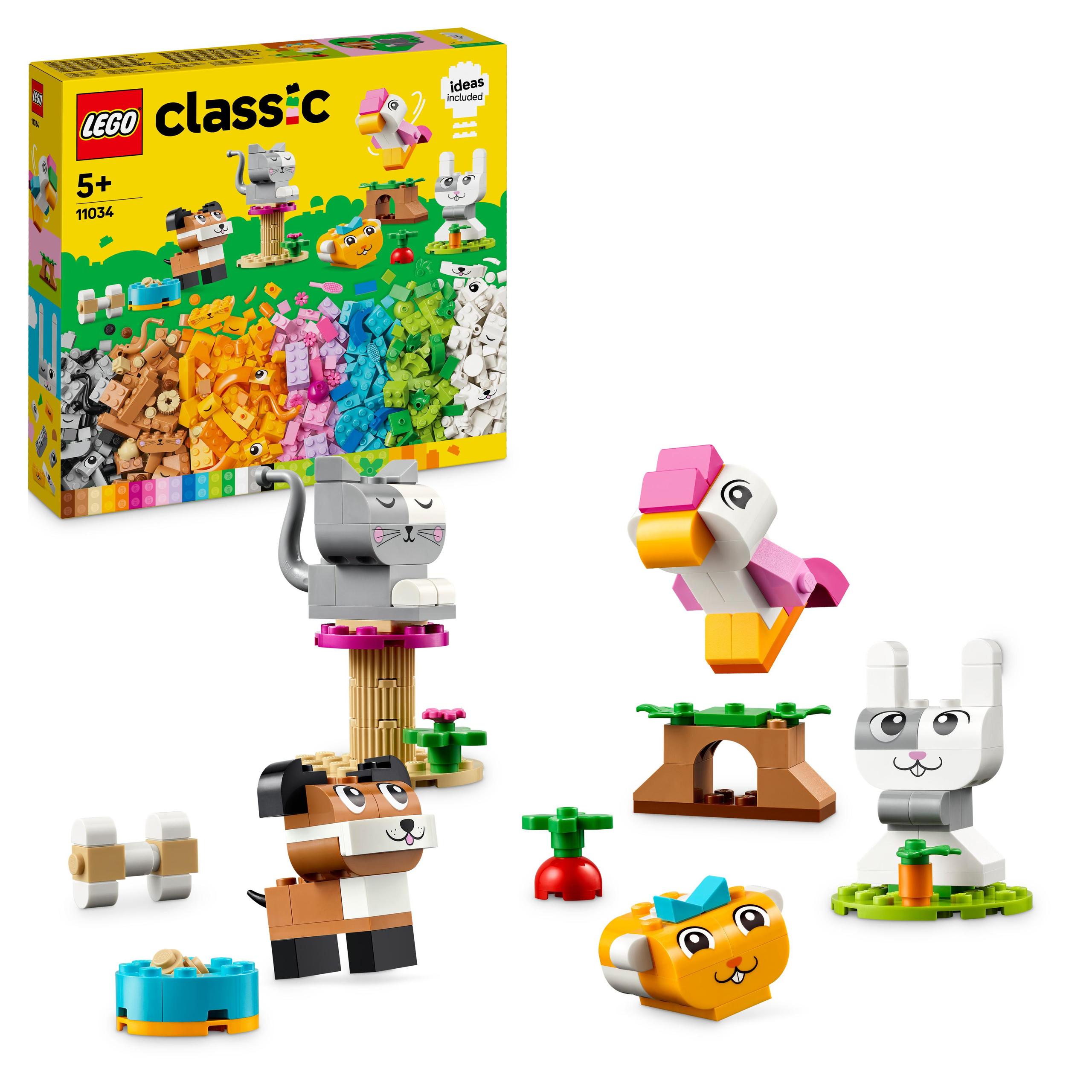 LEGO Classic 11034 kūrybiški žvėriatai