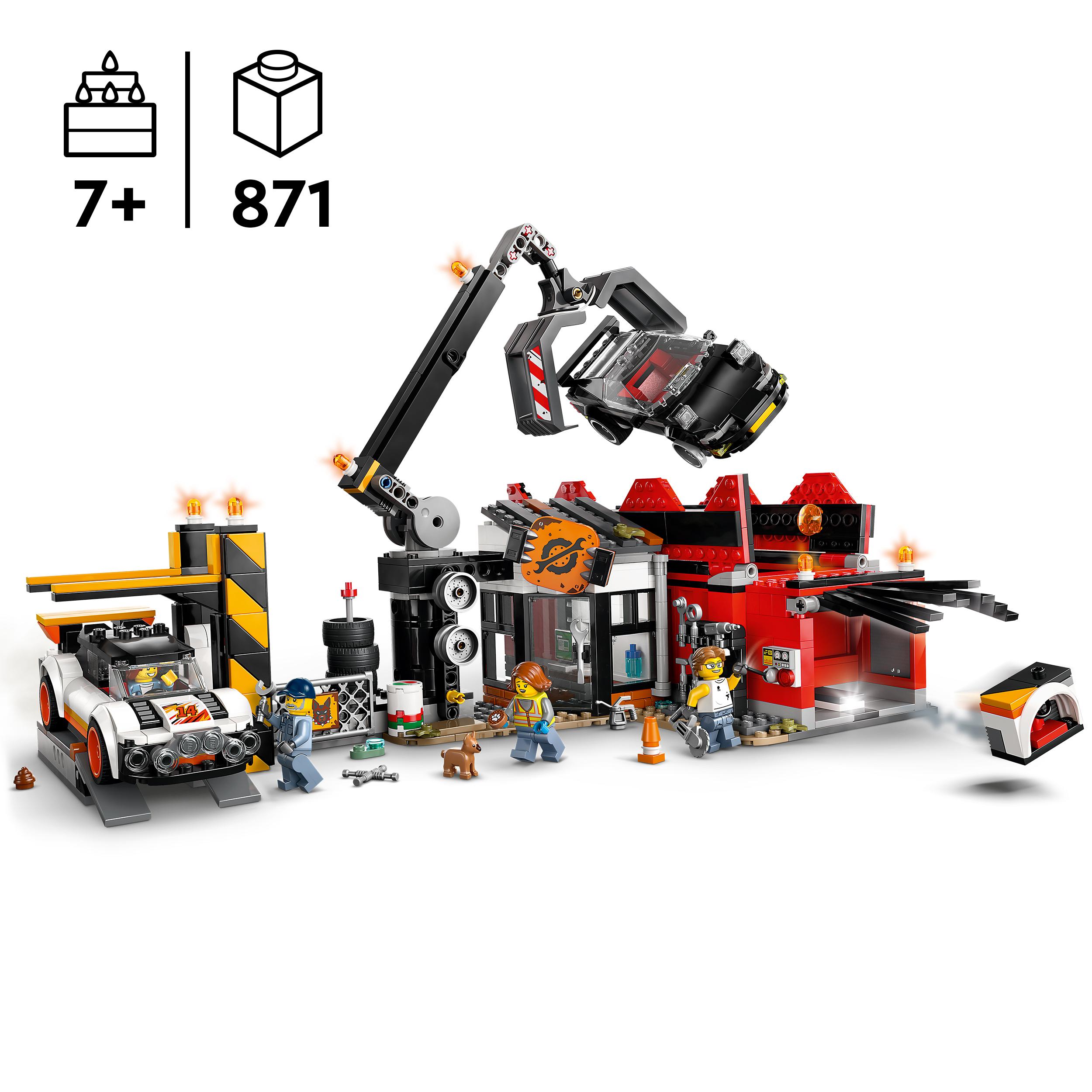 Lego City 60472 autolaužynas su automobiliais