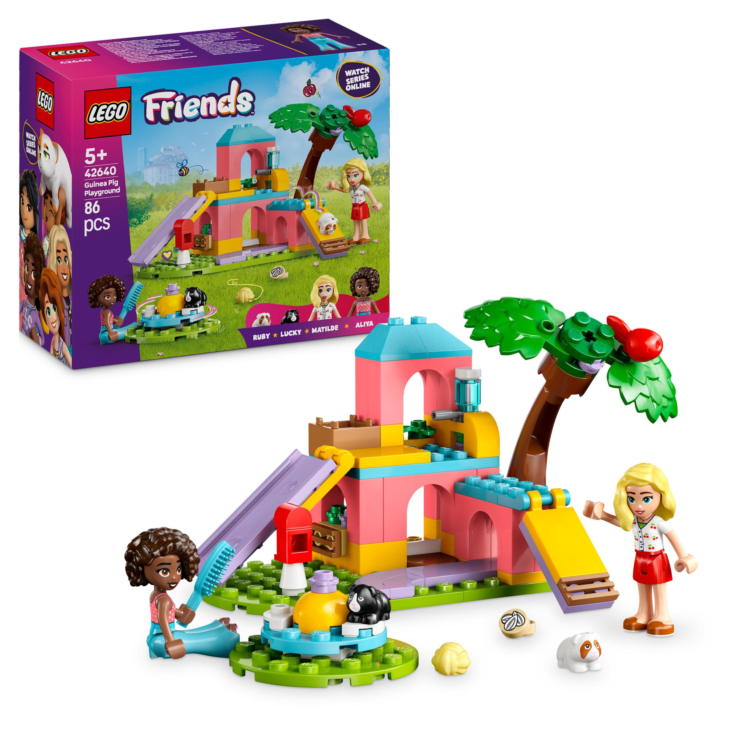 LEGO Friends 42640 žaidimo aikštelė jūrų kiaulaitėms